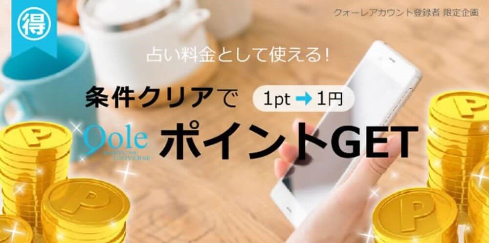 外部サービスの条件達成でポイントがもらえる