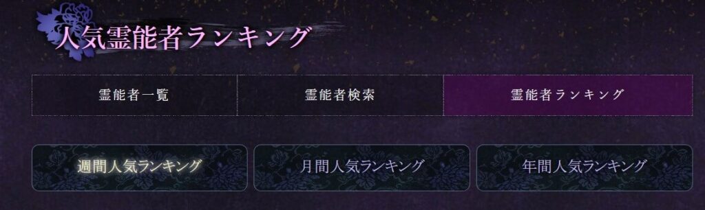 ランキング