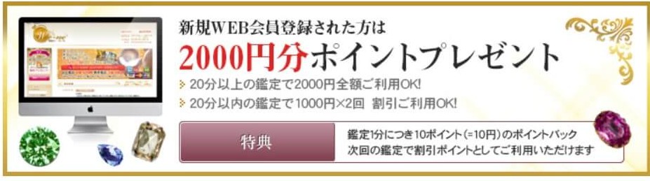 新規登録で2000円プレゼント